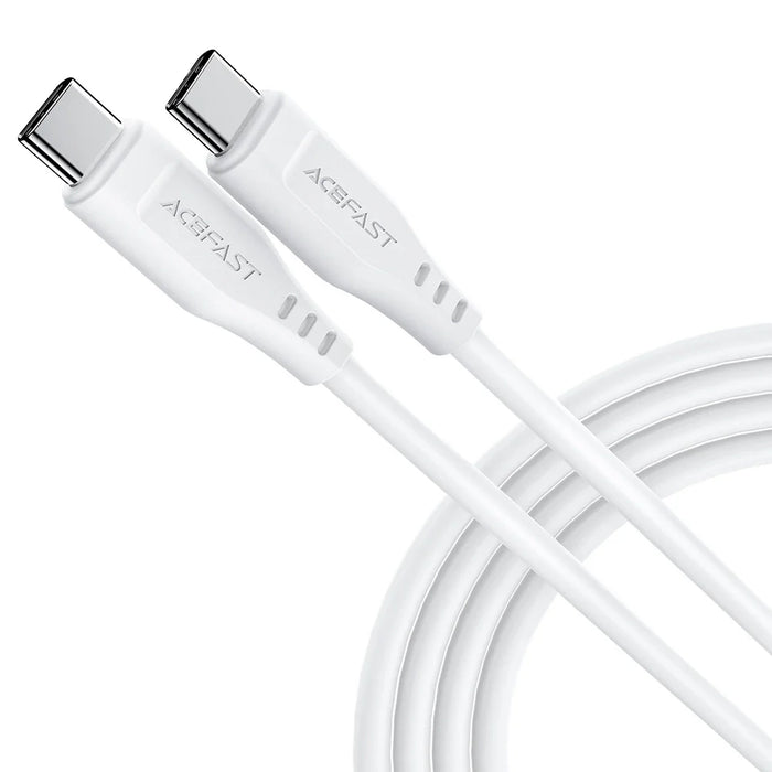 Acefast C3-03 USB-C - USB-C PD QC cable 60W 3A 480Mb/s 1.2m - white - Cell phone cables<<<HurtelXML