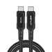 Acefast C4-03 Black USB-C - USB-C PD QC cable 100W 5A 480Mb/s 2m - black - Cell phone cables<<<HurtelXML