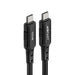 Acefast C4-03 Black USB-C - USB-C PD QC cable 100W 5A 480Mb/s 2m - black - Cell phone cables<<<HurtelXML
