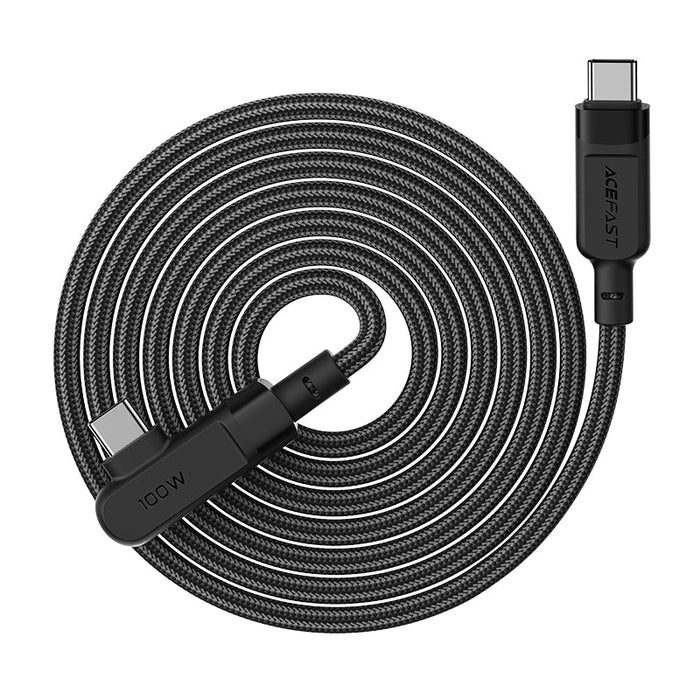 Acefast C5-03 Black USB-C - USB-C PD QC cable 100W 5A 480Mb/s 2m - black - Cell phone cables<<<HurtelXML