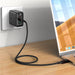 Acefast C6-03 Black USB-C - USB-C PD QC cable 100W 5A 480Mb/s 2m - black - Cell phone cables<<<HurtelXML