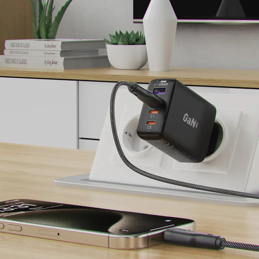 Acefast C8-04 USB-A / USB-C 3A cable 1.2m - black - Cell phone cables<<<HurtelXML