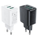 Acefast charger 2x USB 18W QC 3.0 AFC FCP white (A33 white) - Cell phone USB charger<<<HurtelXML