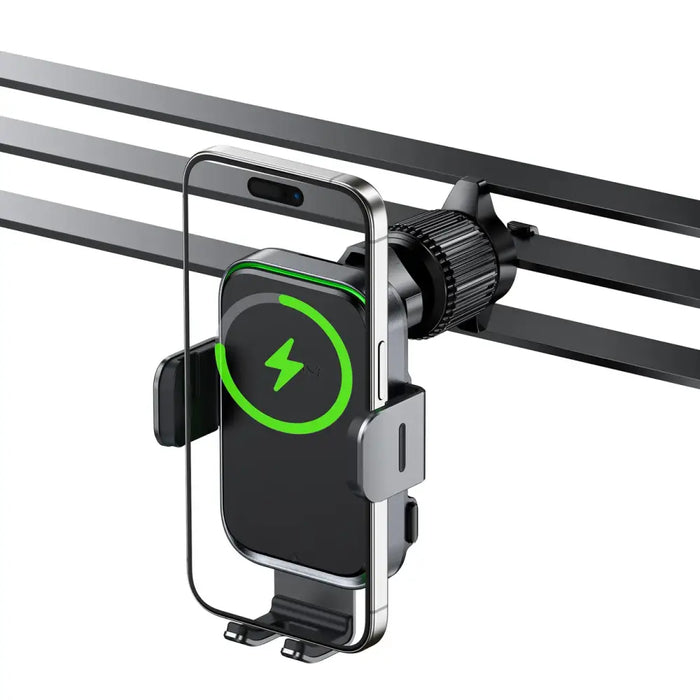 Acefast D17 car holder with inductive charger - black - Cell phone holders<<<HurtelXML