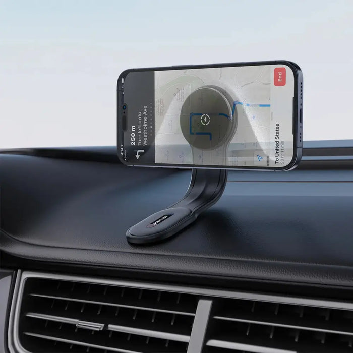 Acefast D21 car holder with 15W MagSafe inductive charger for cockpit - black - Cell phone holders<<<HurtelXML