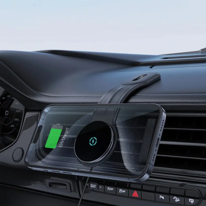 Acefast D21 car holder with 15W MagSafe inductive charger for cockpit - black - Cell phone holders<<<HurtelXML