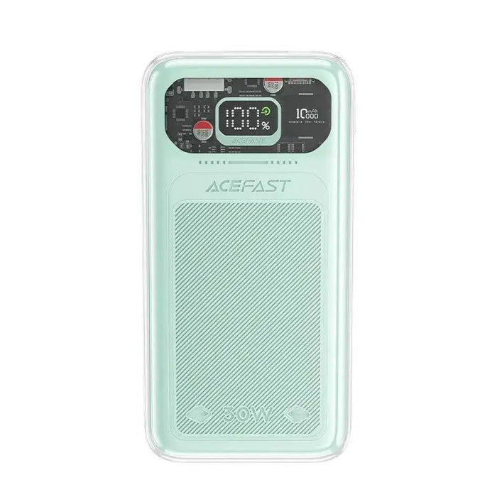 Acefast powerbank 10000mAh Sparkling Series fast charging 30W green (M1) - Powerbanks<<<HurtelXML