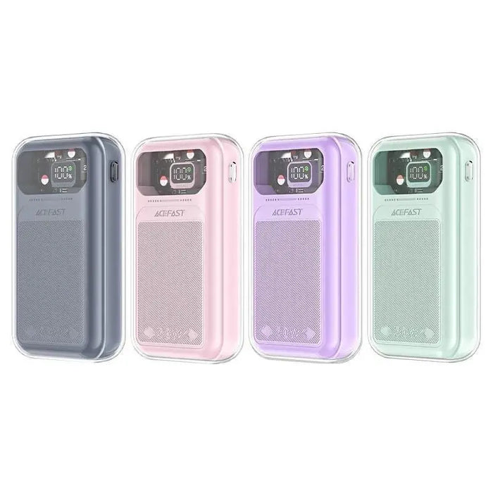 Acefast powerbank 20000mAh Sparkling Series fast charging 30W green (M2) - Powerbanks<<<HurtelXML