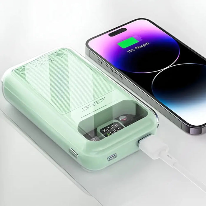 Acefast powerbank 20000mAh Sparkling Series fast charging 30W green (M2) - Powerbanks<<<HurtelXML