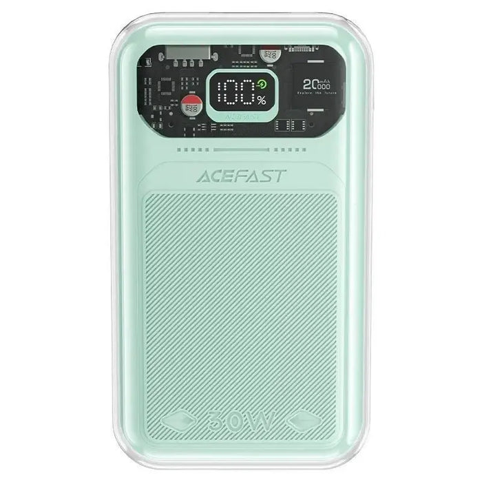 Acefast powerbank 20000mAh Sparkling Series fast charging 30W green (M2) - Powerbanks<<<HurtelXML