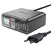 Acefast Z4 PD 218W GaN 3 x USB-C + USB-A Multifunction Adapter with 4 Ports - Gray - Cell phone USB charger<<<HurtelXML