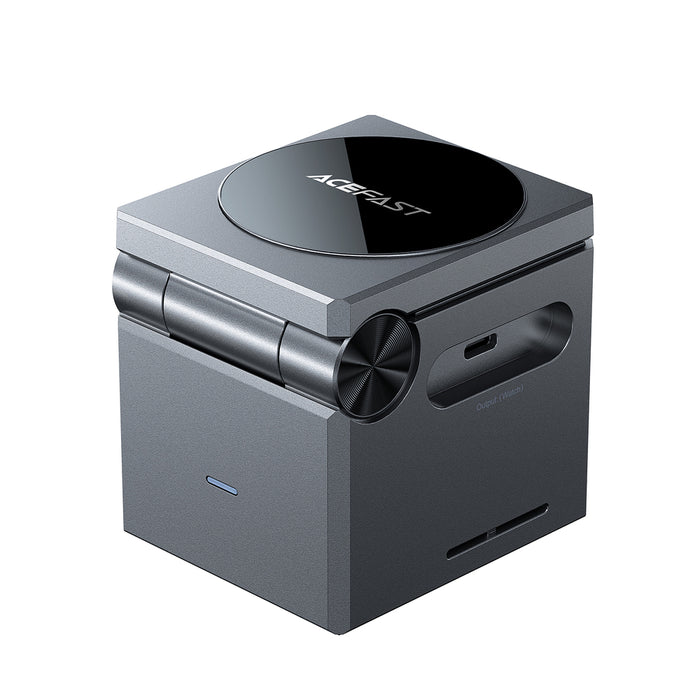 Acefast E18 Rubik's Cube 3 in 1 Inductive Charger - Black