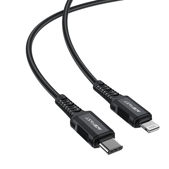 Acefast C4-01 Lightning - USB-C PD cable 30W 3A 480Mb/s 1.8m - black