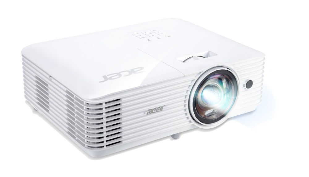 Acer Projector S1386WHn DLP Short Throw WXGA (1280x800) 3600 ANSI Lumens 20000:1 3D HDMI VGA LAN RCA Audio in Audio