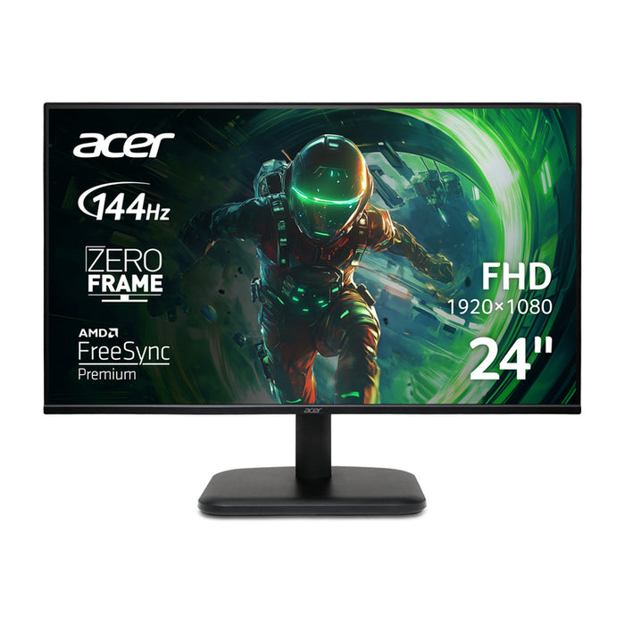 Monitor ACER EK241YP6bi UM.QE1EE.601 0.274 mm, 178°/178°, IPS, 23.8 ", 60.5 cm, 1920x1080, 144.00 Hz, 4.00 ms, HDMI, BLACK