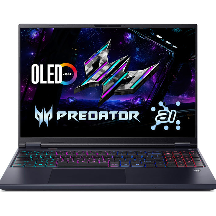 Gaming laptop ACER Predator Helios Neo 16 AI PHN16-73-900F NH.QX3EX.001 16.0 ", INTEL CORE ULTRA 9 275HX, RAM 32 GB, SSD 1000 GB, NVIDIA GEFORCE RTX5070, 8 GB GDDR7, WINDOWS 11, ABYSSAL BLACK