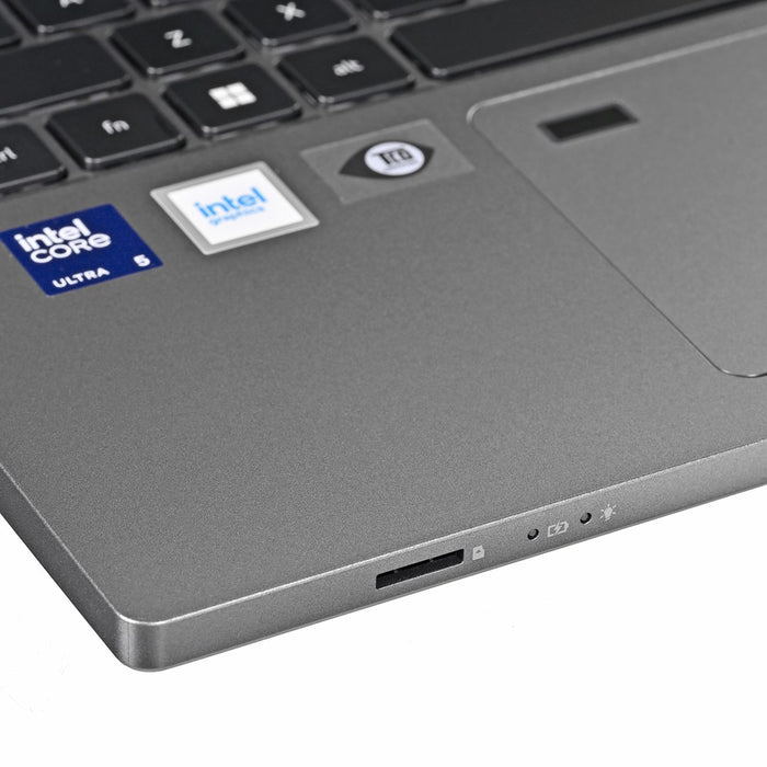 Acer TravelMate P2 TMP214-75-G3-TCO Ultra 5 125H 14" WUXGA IPS 300 nits AG 16GB DDR5 5600 512GB SSD Intel Arc Graphics WLAN + Bluetooth LAN 1080p webcam 65Wh FpR SCa Windows 11 Pro Steel Grey 3-year on-site warranty