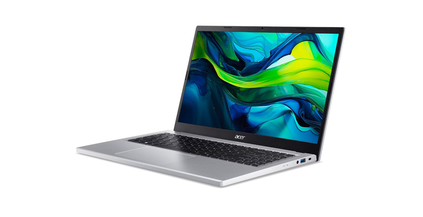 Acer Aspire Go 15 AG15-32P-39R2 Intel Core 3 N355 Laptop 39.6 cm (15.6") Full HD 8 GB DDR5-SDRAM 128 GB SSD Wi-Fi 6 (802.11ax) Windows 11 Home Silver New Repack/Repacked