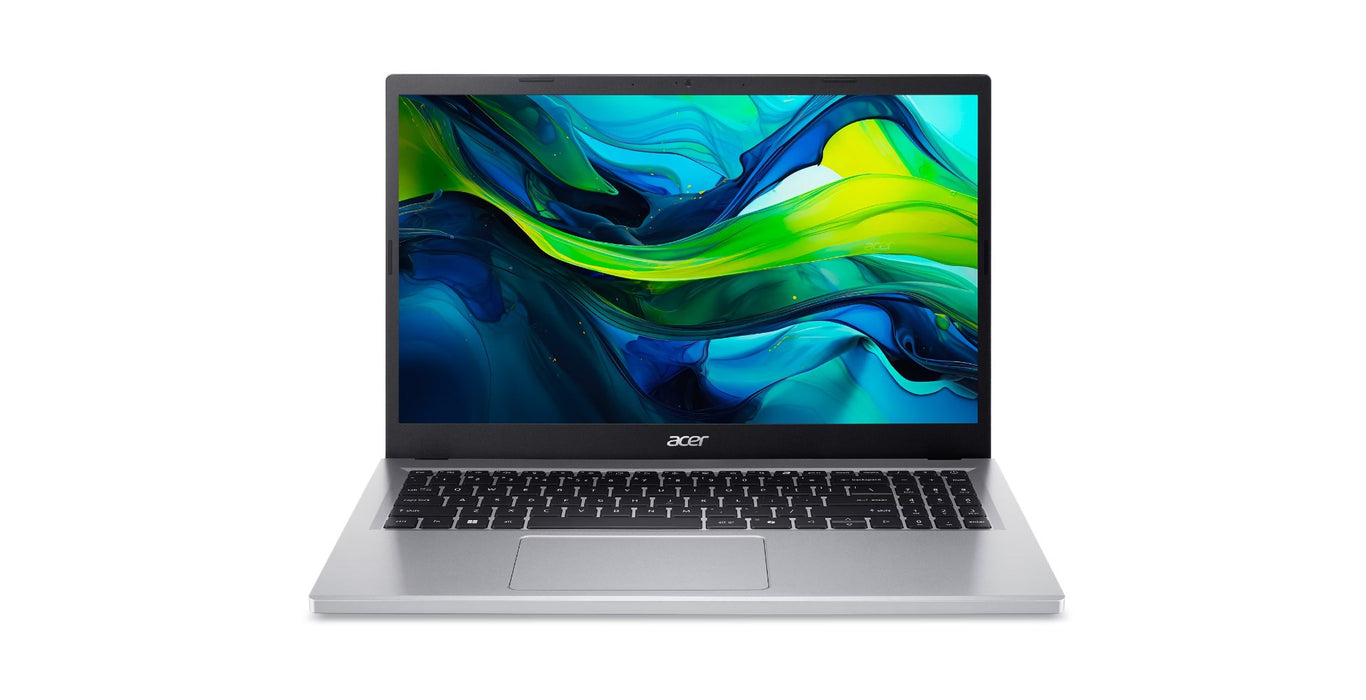 Acer Aspire Go 15 AG15-32P-39R2 Intel Core 3 N355 Laptop 39.6 cm (15.6") Full HD 8 GB DDR5-SDRAM 128 GB SSD Wi-Fi 6 (802.11ax) Windows 11 Home Silver New Repack/Repacked