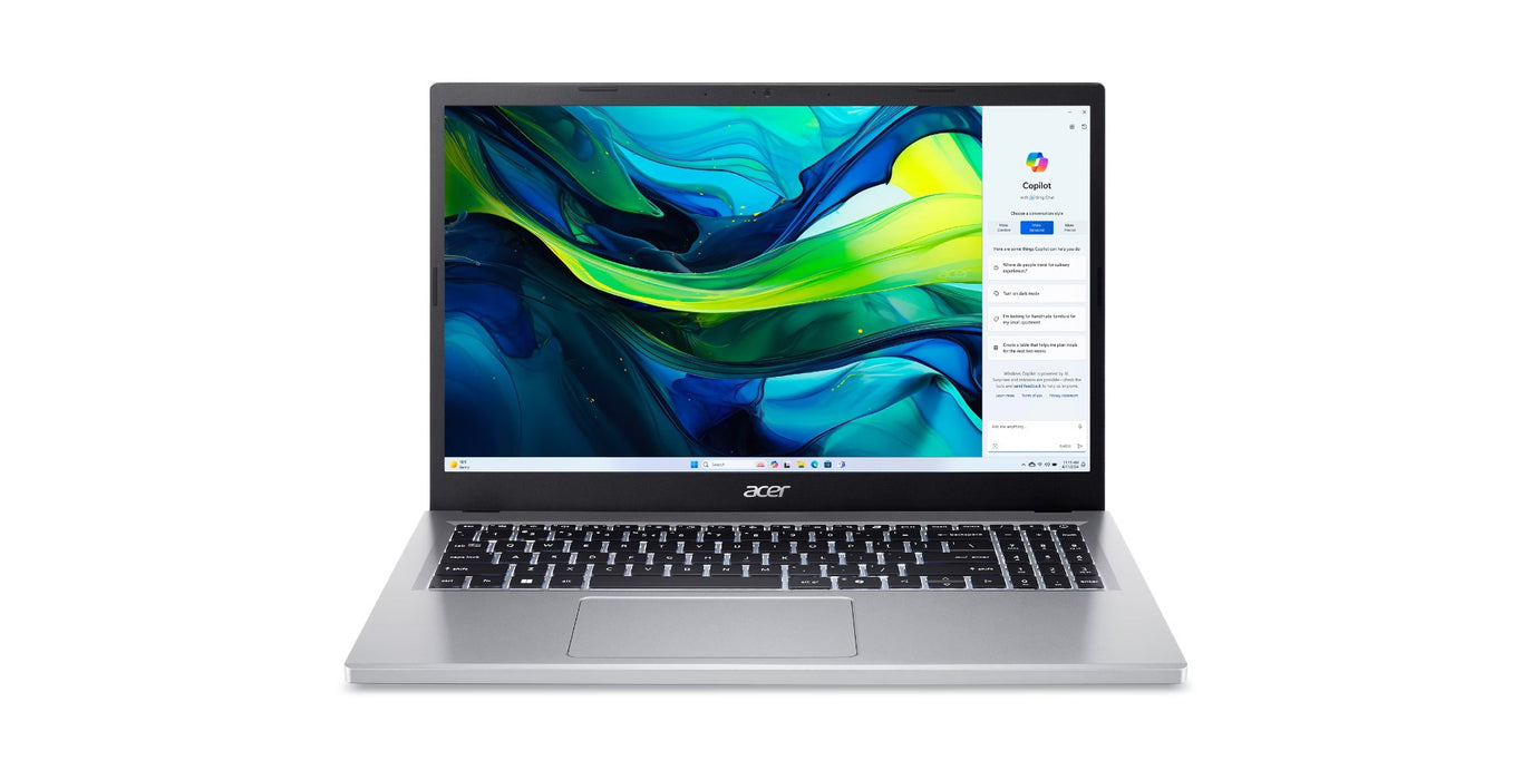 Acer AG15-21PT-R5GQ Ryzen 5 7520U 15.6" FHD Touch AG 8GB LPDDR5 SSD512 BT Win11 Pure Silver (REPACK) 2Y New Repack/Repacked