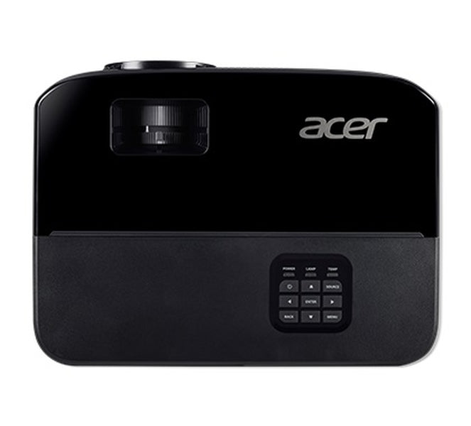 Acer Projector X1123HP, DLP, SVGA (800x600), 4000 ANSI Lumens, 20000:1, 3D, HDMI, VGA, RCA, Audio in, Audio out, VGA out, Speaker 3W, Bluelight Shield, LumiSense, 3D, 2.4kg, Lamp life up to 15000 hours, Black