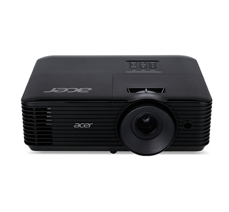 Acer Projector X1128H, DLP, SVGA (800x600), 4800 ANSI Lumens, 20 000:1, 1.1x, 3D ready, 40 degree Auto keystone, ACpower on, HDMI 1.4, VGA, RCA, USB(Type A), Audio in, Speaker 3W, 2.7kg, 2Y, Black