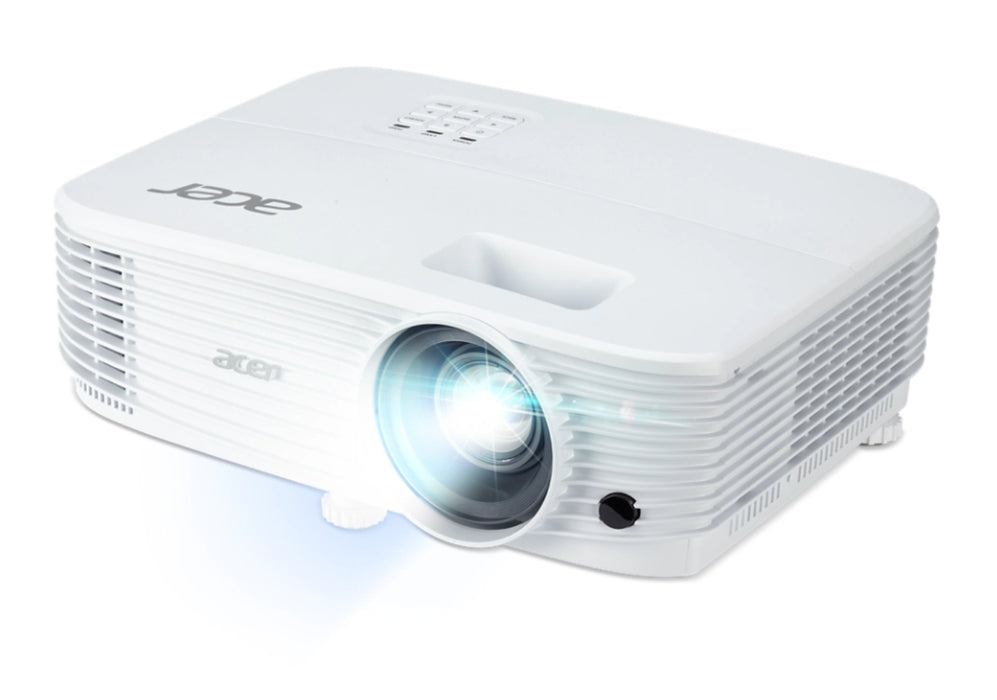 Acer Projector P1257i DLP, XGA (1024x768), 4800 ANSI LUMENS, 20000:1, 2x HDMI, RCA, Wireless dongle included, Audio in/out, VGA in/out, RS-232,Bluelight Shield, LumiSense, Built-in 10W Speaker, 2.4kg, White