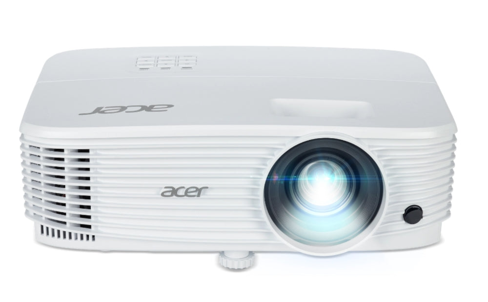 Acer Projector P1257i DLP, XGA (1024x768), 4800 ANSI LUMENS, 20000:1, 2x HDMI, RCA, Wireless dongle included, Audio in/out, VGA in/out, RS-232,Bluelight Shield, LumiSense, Built-in 10W Speaker, 2.4kg, White