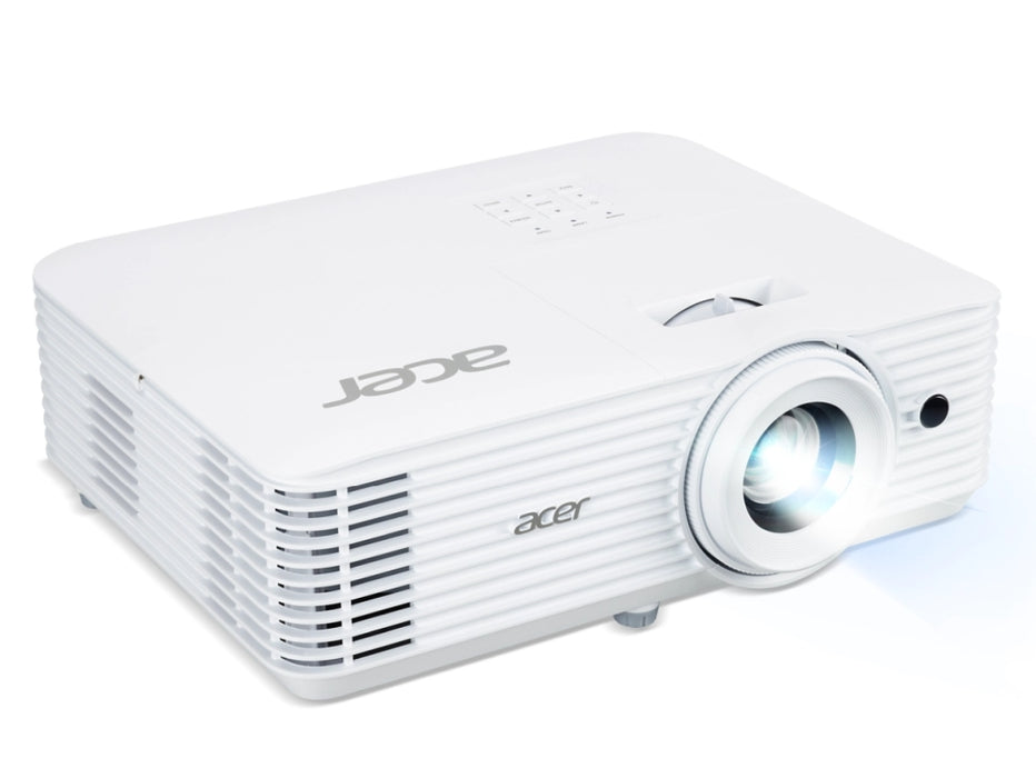Acer Projector X1528Ki, DLP, FHD (1920x1080), 5200 ANSI Lumens, 17 000:1, 1.1x, 3D ready, HDMI 1.4x2, USB 2.0 (Type A), DC Out (5V/1.5A, USB-A), RS232, RGB, Speaker 3W, Wireless dongle included, 2.9Kg, 2Y, White