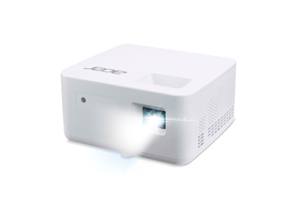 Acer Projector PD1500, DLP Portable, FHD (1920x1080), 1500 ANSI Lumens, 5000:1, 1.1x, LED Light Source, 360° Projection, HDMI 1.4, DC Out (5V/2.0A), USB (Type A), Audio in/out, Speaker 5W, Bag, 2.3 kg, 3Y, White
