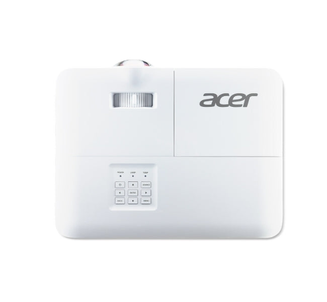 Acer Projector S1287n, DLP, Short Throw 0.6, XGA (1024x768), 4000 ANSI Lumens, 20 000:1, 1x, HDMI 2x1.4b, DC Out (5V/1A, USB-A), Component Video (D-sub), RCA, RG-45, RS232, Audio in/out, Speaker 16W, 3.1 kg, 3Y, White