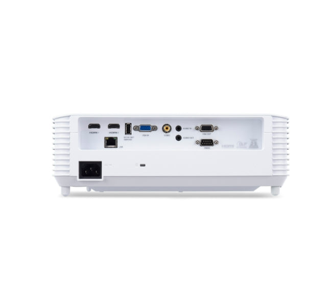 Acer Projector S1287n, DLP, Short Throw 0.6, XGA (1024x768), 4000 ANSI Lum, 20 000:1, 1x Zoom, 2x HDMI (1.4b), Component Video (D-sub), PC Audio 3.5mm, RCA, DC Out (5V/1A, USB-A), RG-45, RS232, Speaker 16W, 3.1 kg, 3Y, White