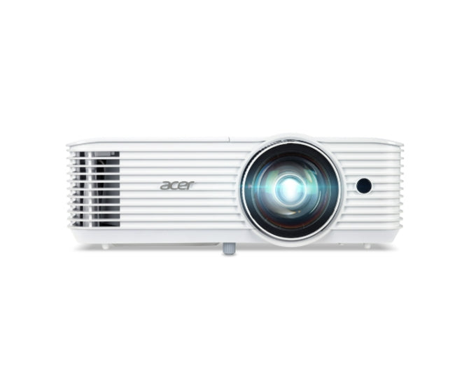 Acer Projector S1287n, DLP, Short Throw 0.6, XGA (1024x768), 4000 ANSI Lumens, 20 000:1, 1x, HDMI 2x1.4b, DC Out (5V/1A, USB-A), Component Video (D-sub), RCA, RG-45, RS232, Audio in/out, Speaker 16W, 3.1 kg, 3Y, White