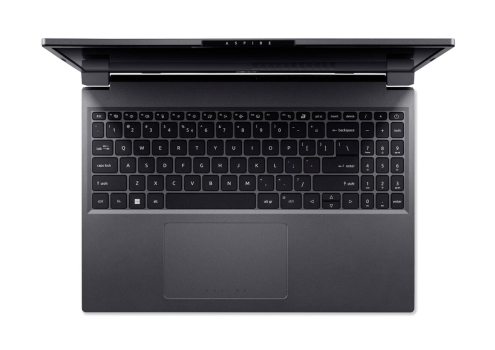 Acer Aspire GO 15, AG15-51P-51LW, Intel Core i5-1334U (up to 4.60GHz, 12MB), 15.3" WUXGA (1920x1200) IPS SlimBezel, 16 GB DDR5 (1 slot free), 512GB PCIe NVMe SSD, Intel Iris Xe Graphics, Wifi 802.11AX, BT 5.2, FHD Cam, No OS, Steel Gray