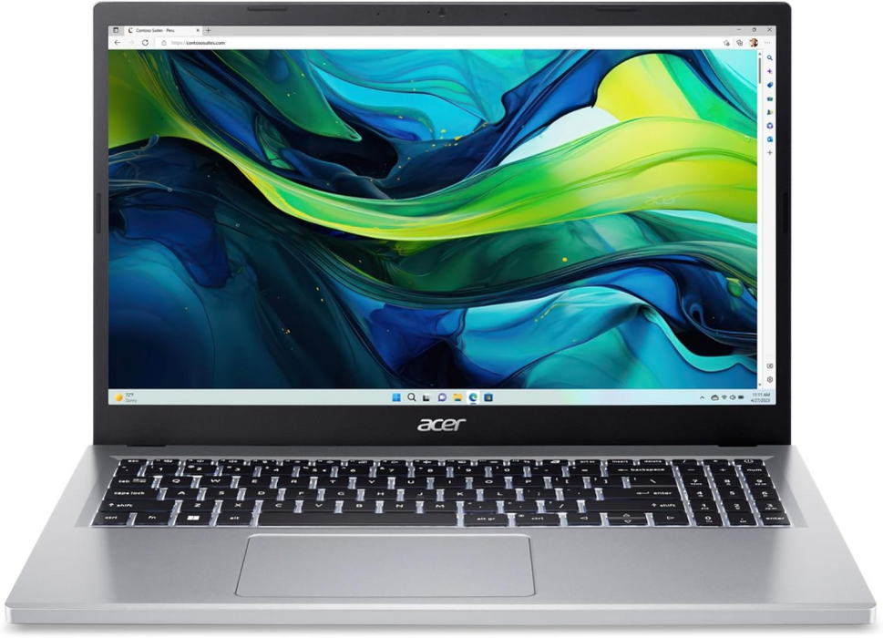 Laptop Acer Aspire Go 15 AG15-32P-362S - 15.6" FHD IPS, Intel Core 3 N355, 2x8GB DDR5, 512GB SSD, Free DOS