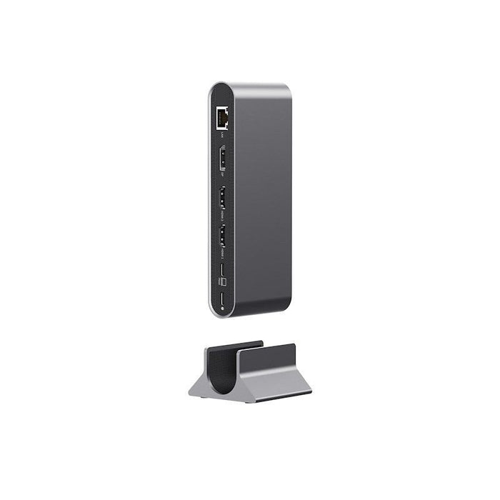 Acer Type C Universal docking station 15in1, 2 x HDMI 4K@60Hz, 1 x DP 8k@30Hz, 5 x USB A, 1 x USB C, 1 x RJ45, 1x SD /Micro SD, 1 x TF, 1 x Audio  3.5mm jack, Windows, ChromeOS, macOS, Gray
