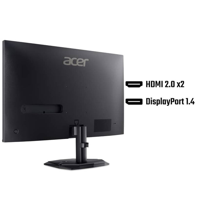 Acer Nitro KG240YW3bmiipx, 23.8'', FHD (1920X1080) IPS, ZeroFrame, FreeSync Premium 240Hz, 1ms/0.5ms GTG, 100M:1, 250nits, 99% sRGB, 2xHDMI, DP, Audio out, Tilt, Vesa, Black