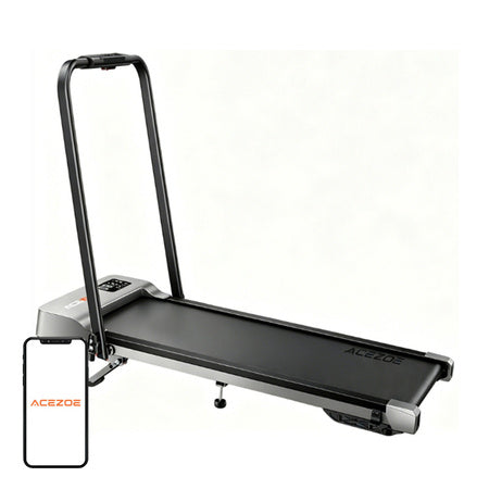 ACEZOE P12 Foldable Electric Treadmill (Black and Gray)