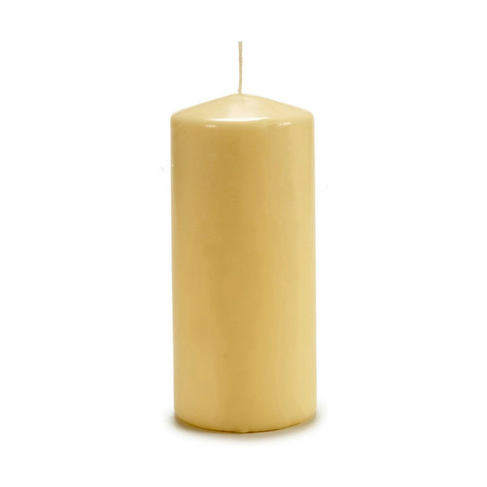 Candle Acorde Cream 9 x 20 x 9 cm 8,7 x 20 x 8,7 cm (4 Units)