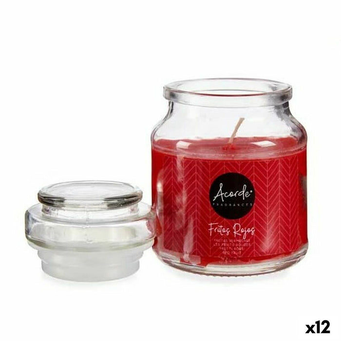 Scented Candle Acorde Red fruits (12 Units)