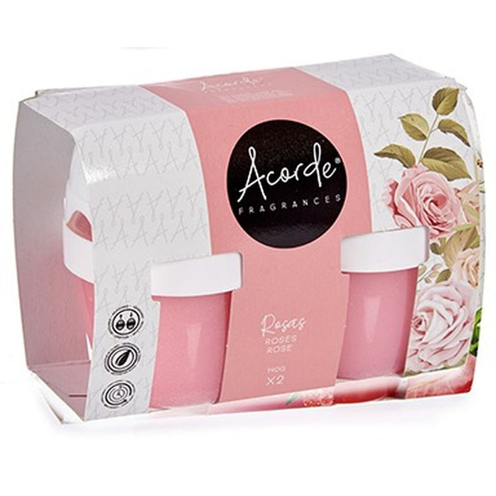 Air Freshener Set Acorde Roses Gel (24 Units)