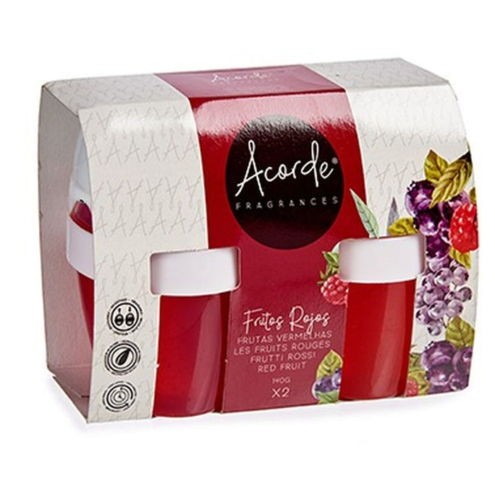 Air Freshener Set Acorde Red fruits Gel (24 Units)