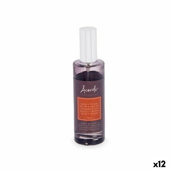 Air Freshener Spray Acorde Chai Tea 70 ml (12 Units)