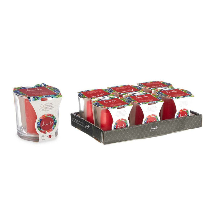 Scented Candle Acorde Red fruits Glass (6 Units)