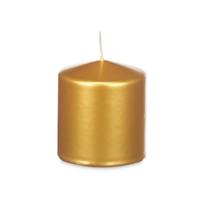 Candle Acorde Golden 9 x 10 x 9 cm (12 Units)