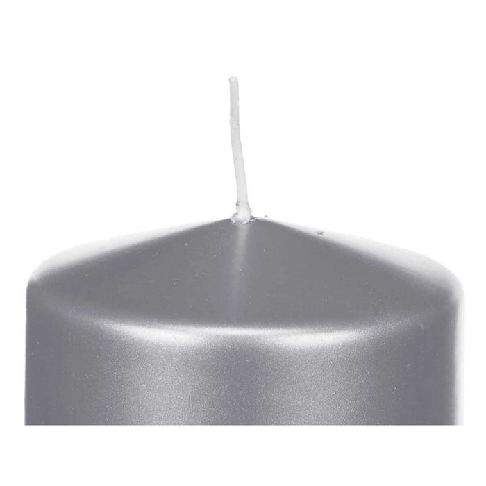 Candle Acorde Silver 9 x 10 x 9 cm (12 Units)