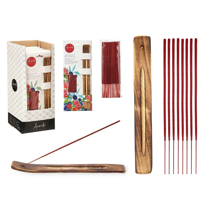 Incense set Acorde Red fruits (12 Units)