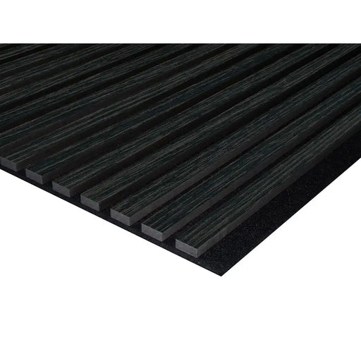 ACOUSTIC PANEL WITH DECORATIVE FOIL NEUHOFER DARK OAK 267X57X1.9 CM - Стенни панели<<<Стенни и таванни панели<<<Подови