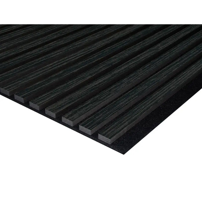 ACOUSTIC PANEL WITH DECORATIVE FOIL NEUHOFER DARK OAK 267X57X1.9 CM - Стенни панели<<<Стенни и таванни панели<<<Подови