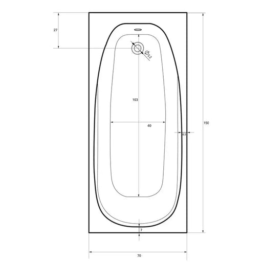 ACRYLIC BATH SANOTECHNIK LINEA - Вани<<<Вани и аксесоари<<<Баня<<<Praktiker